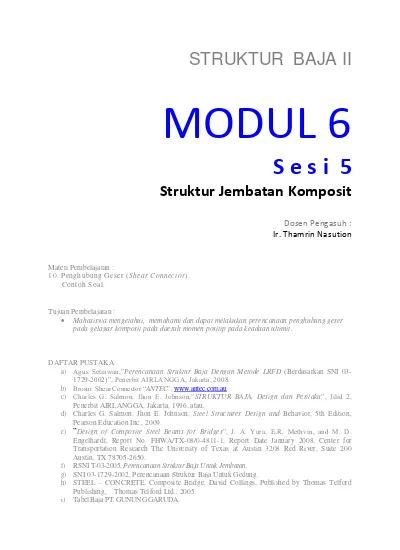 Modul 6 Sesi 3 Jembatan Komposit