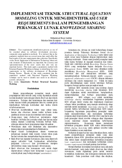 Top PDF PENGGUNAAN ANALISIS STRUCTURAL EQUATION MODELLING - 123dok.com