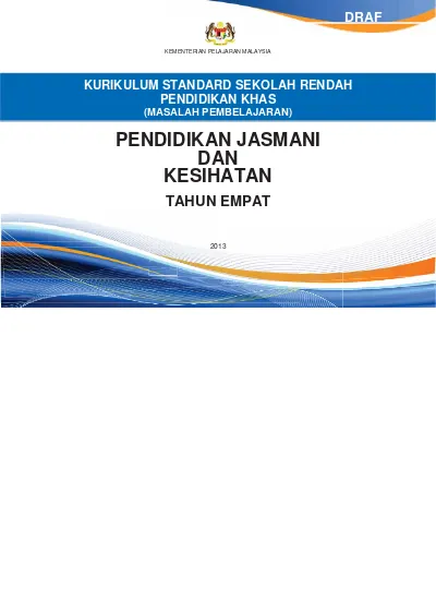 KSSR PENDIDIKAN JASMANI DAN KESIHATAN TAHUN 4