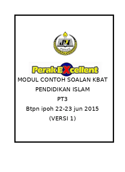 Modul Contoh Kbat Pt3 2015