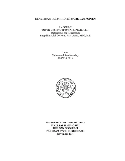 Top Pdf Klasifikasi Iklim 123dok Com