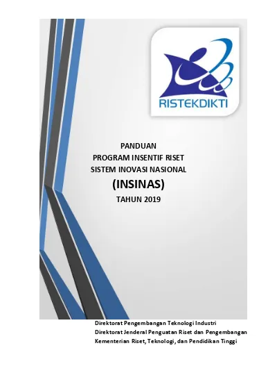 Direktorat Pengembangan Teknologi Industri Direktorat Jenderal ...