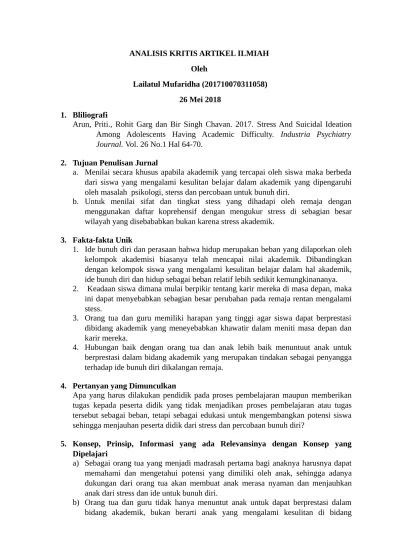 Top Pdf Analisis Artikel Jurnal Ilmiah 2 123dok Com