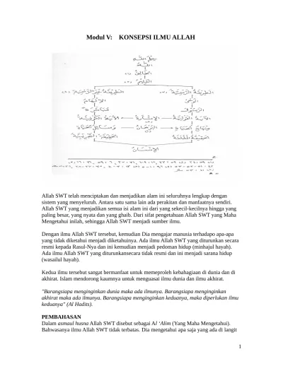 Konsepsi Ilmu Dalam Islam Doc