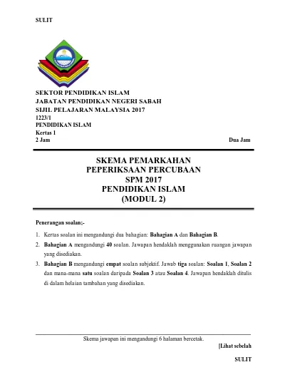 Jawapan Pai Sabah K1