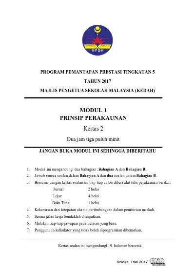Top Pdf Skema Jawapan Perakaunan Kedah 123dok Com