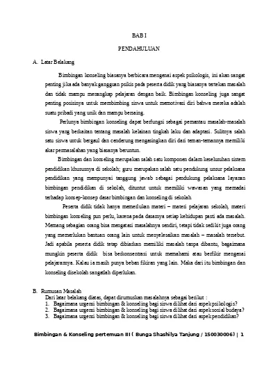 Latar Belakang Psikologis Pendidikan Sos