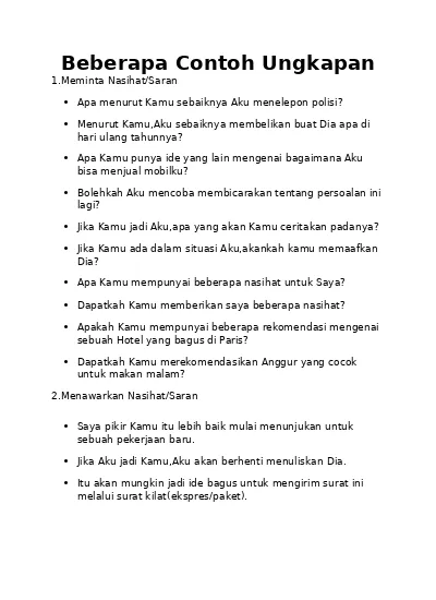 Top Pdf Beberapa Contoh Ungkapan Perasaan Sayang 123dok 