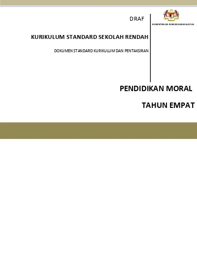 Top Pdf Pendidikan Moral Kurikulum Standard Seko 3 123dok Com