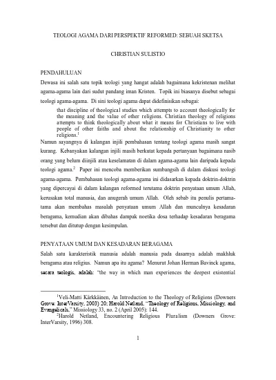 Top Pdf Teologi Ibrahim Dalam Perspektif Agama Yahudi Kristen Dan Islam 123dok Com