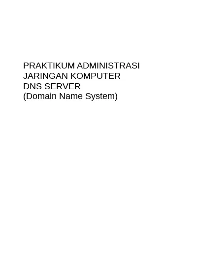 KEAMANAN INFORMASI DAN ADMINISTRASI JARINGAN OPENCOURSEWARE UNIVERSITAS ...