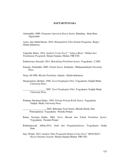 Reference Analisis Cerita Novel Oshin Karya Hashida Sugako Dilihat Dari Pendekatan Pragmatik