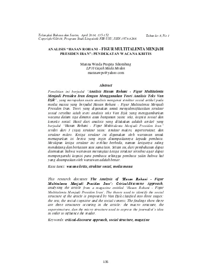 Pdf Problematika Menganalisis Wacana Secara Tekstual Dan Kontekstual Mahasiswa Fkip Una