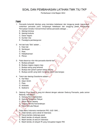 Contoh Soal Latihan Psikotes Bpjs Ketenagakerjaan Dan Kesehatan