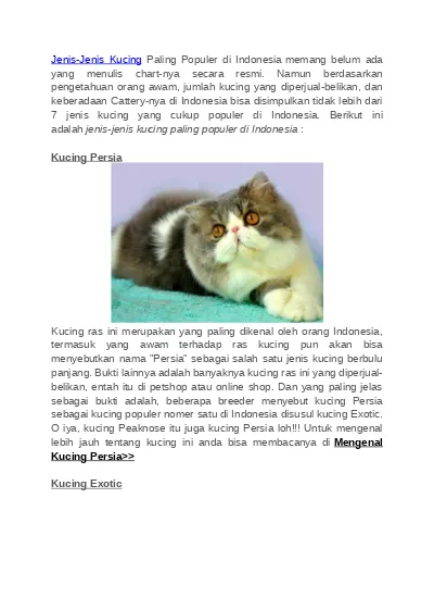 EKSPLORASI DAN PREVALENSI JENIS TELUR CACING PADA FESES KUCING 