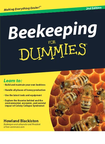 Bee Keeping For Dummies  ebook free download