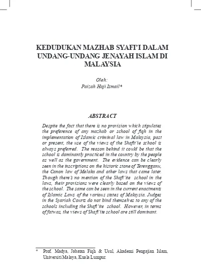 Mazhab di malaysia