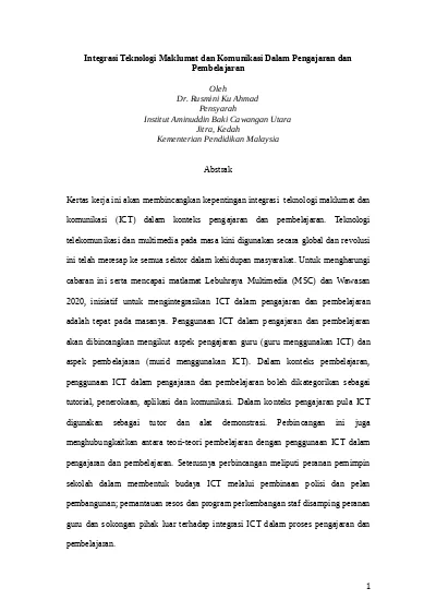 Top Pdf Persepsi Guru Terhadap Keperluan Serta P 123dok Com