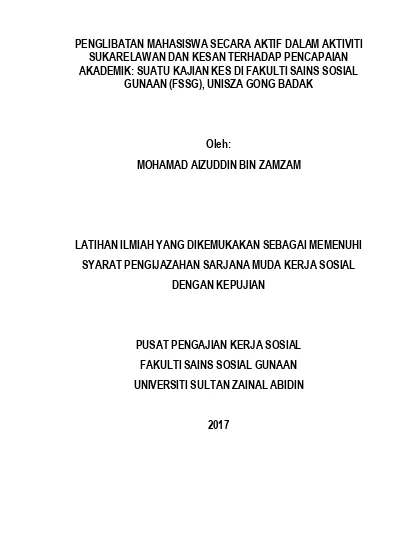 Penglibatan Mahasiswa Secara Aktif Dalam 5