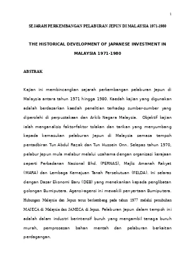 Top PDF DASAR DAN KESAN PENDUDUKAN JEPUN DI TANA - 123dok.com