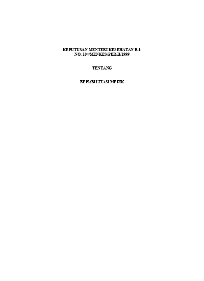 2. Undang Undang Nomor 23 Tahun 1992 Tentang Kesehatan (Lembaran Negara ...