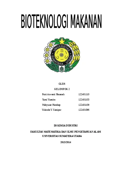 Makalah Bioteknologi Makanan Produk Cara