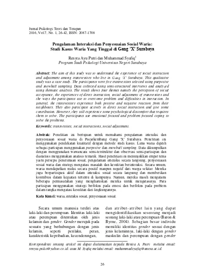 Top Pdf Interaksi Sosial Waria Di Lingkungan Keluarga Interaksi Sosial Waria Di Lingkungan Keluarga 123dok Com