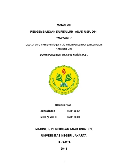 Top Pdf Makalah Pengembangan Kurikulum Anak Usia 123dok Com