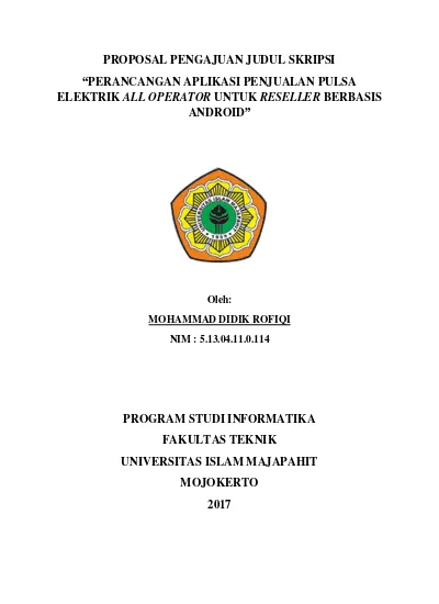 Contoh Judul Skripsi Teknik Informatika Jaringan Mikrotik