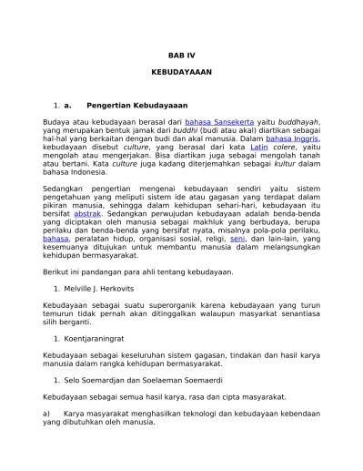Bab Iv Kebudayaan Mona Punya