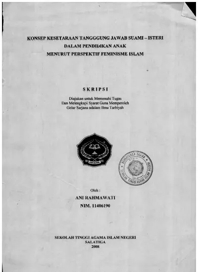 Tanggung jawab suami dalam islam