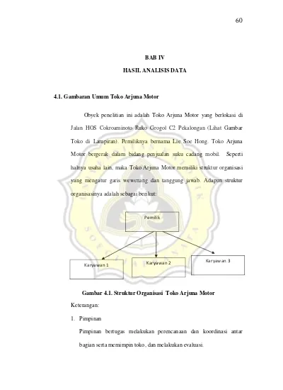 Top Pdf Bab Iv Hasil Analisis Data 4 1 Gambaran Umum Toko Arjuna Motor Analisis Pengaruh Dimensi Kualitas Pelayanan Terhadap Loyalitas Pelanggan Studi Kasus Pada Toko Arjuna Motor Pekalongan Unika Repository 123dok Com