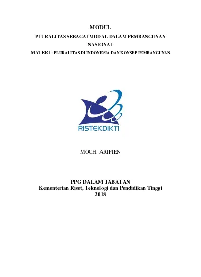 2 Pluralitas Di Indonesia Dan Konsep Pembangunan