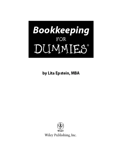 Bookkeeping for Dummies MBA Free ebook download for u