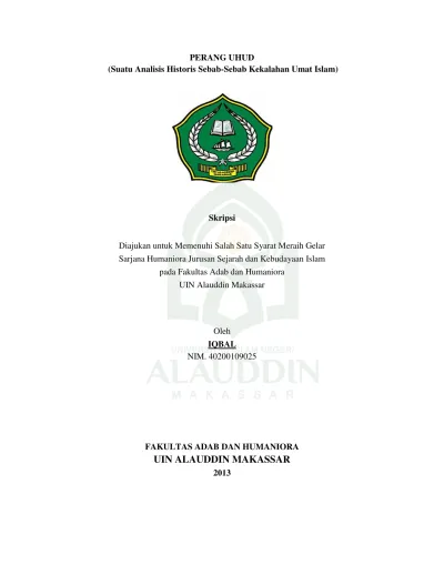 Kekalahan Peperangan Dalam Islam Perbinc