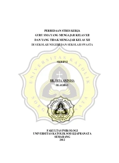 Top PDF Stres guru yang mengajar subjek Reka Bentuk dan Teknologi 