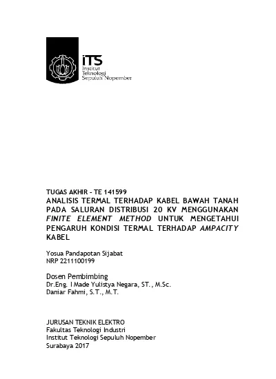 Top PDF Kabel Bawah Tanah - 123dok.com