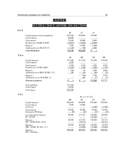 Solution Manual and Test Bank Advanced Accounting by Guerrero & Peralta CHAPTER 05