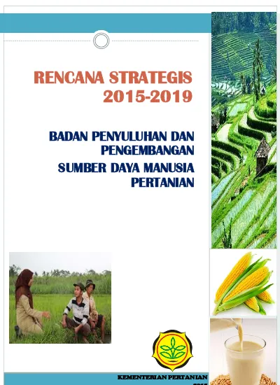 RENCANA STRATEGIS BADAN PENYULUHAN DAN PENGEMBANGAN SUMBER DAYA MANUSIA ...