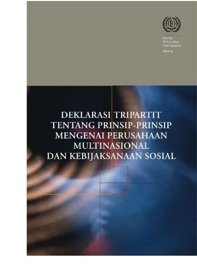 DEKLARASI TRIPARTIT TENTANG PRINSIP-PRINSIP MENGENAI PERUSAHAAN ...