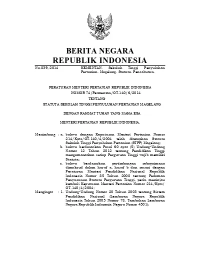 2 2. Undang-Undang Nomor 14 Tahun 2005 Tentang Guru Dan Dosen (Lembaran ...