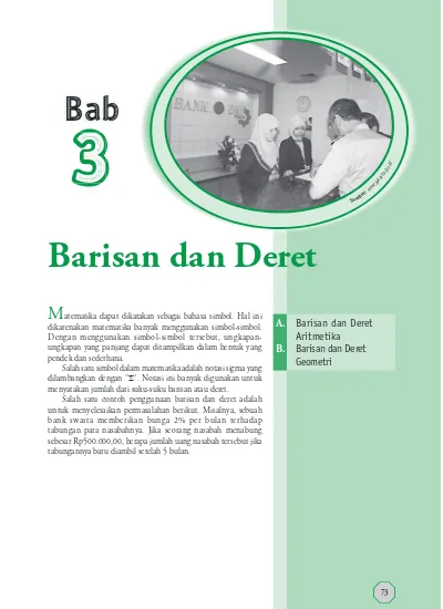 Barisan Dan Deret. Matematika Dapat Dikatakan Sebagai Bahasa Simbol ...