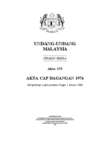 UNDANG-UNDANG MALAYSIA