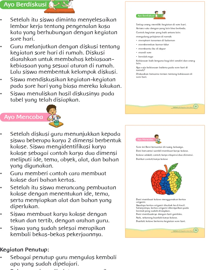 Ayo Membaca - Kegiatanku. Tema 3. Buku Guru SD/MI Kelas I. Buku Tematik ...