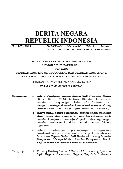 2 Tahun 2014 Nomor 6, Tambahan Lembaran Negara Republik Indonesia Nomor ...