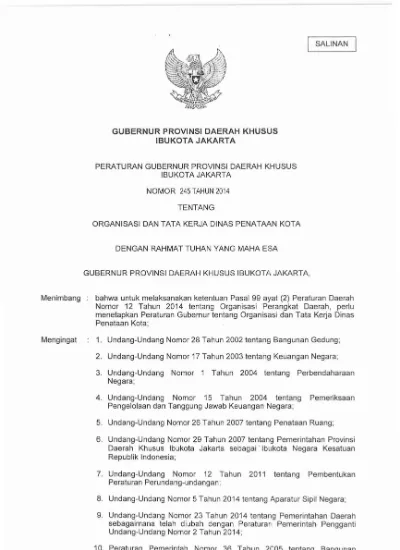 GUBERNUR PROVINSI DAERAH KHUSUS IBUKOTA JAKARTA PERATURAN GUBERNUR ...