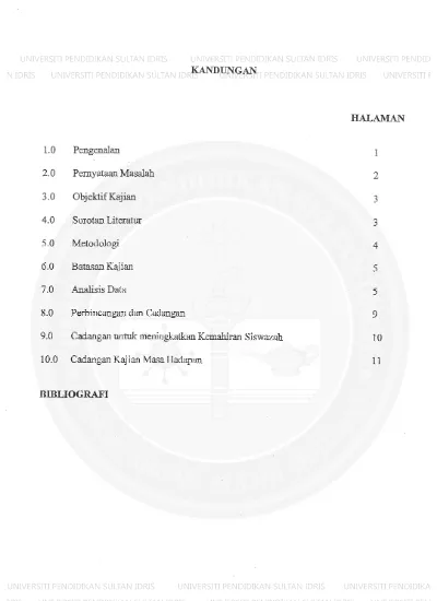 Cadangan Untuk Meningkatkan Prestasi Sem 1