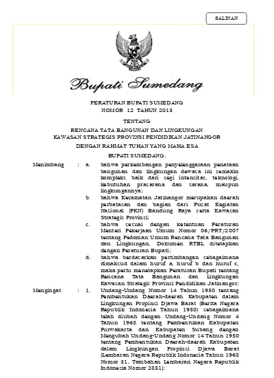 2. Undang-Undang Nomor 4 Tahun 1992 Tentang Perumahan Dan Permukiman ...