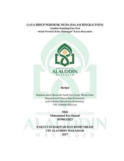 Top Pdf Gaya Hidup Perokok Muda Dalam Bingkai Foto Analisis Semiologi Foto Esai Kisah Perokok Kelas Menengah Karya Haryamin 123dok Com
