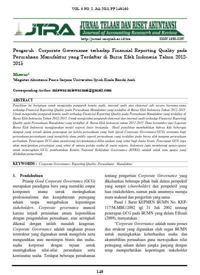 Top Pdf Pengaruh Struktur Corporate Governance Terhadaptingkat Keselarasan Laporan Tahunan Dengan Rerangkaintegrated Reportingstudi Pada Perusahaan Pertambangan Yang Terdaftar Di Bursa Efek Indonesia Bei Periode 2014 2015 123dok Com